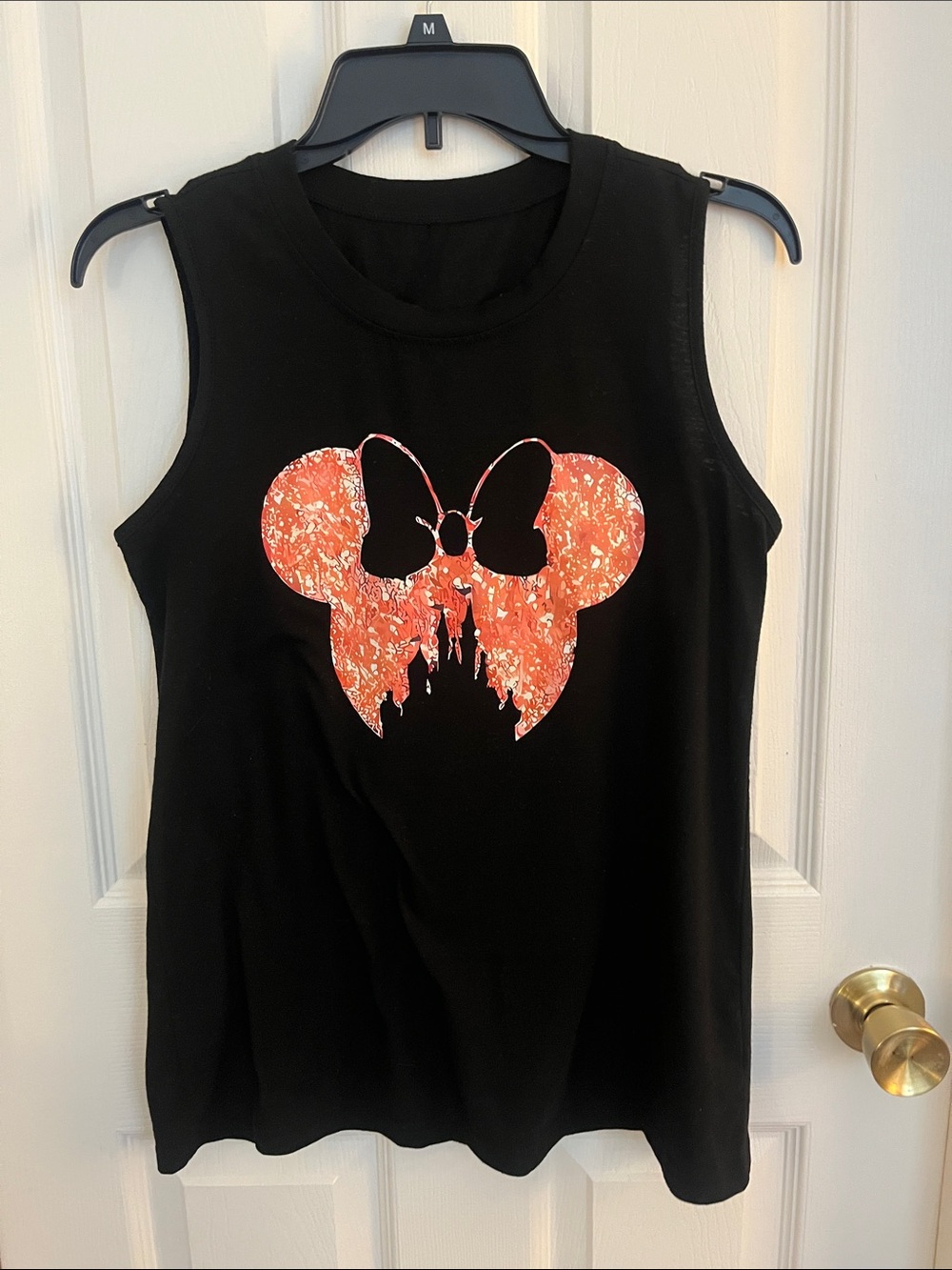 Disney Halloween Minnie Bow Motif Size S